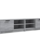vidaXL 2 db szürke sonoma színű szerelt fa TV-szekrény 80x35x365 cm