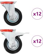 vidaXL 24 darab Ă¶nbeĂˇllĂł gĂ¶rgĹ‘ 100 mm