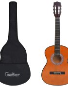 vidaXL 3/4-es klasszikus gitár és tok kezdőknek 36