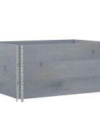 vidaXL 3 db szĂĽrke tĂ¶mĂ¶r fenyĹ‘fa raklapmagasĂ­tĂł 120 x 80 cm