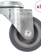 vidaXL 32 db hátfuratos önbeálló görgő 50 mm