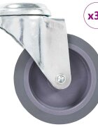 vidaXL 32 db hátfuratos önbeálló görgő 75 mm