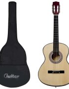 vidaXL 4/4-es klasszikus gitár kezdőknek tokkal 39