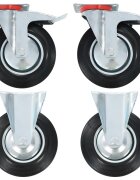 vidaXL 4 db görgő 200 mm