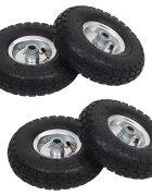 vidaXL 4 db targonca kerék gumiabroncs 4.10/3.50-4 (260x83)