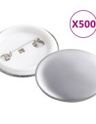 vidaXL 500 szett 37 mm-es kitűző alkatrész