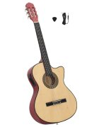 vidaXL 6 húros klasszikus western cutaway gitár hangszínszabályzóval