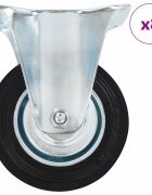 vidaXL 8 darab rögzített görgő 100 mm
