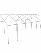 vidaXL Acél váz 12 x 6 m parti sátoroknak