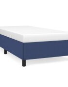 vidaXL ágykeret matrac nélkül kék 80x200 cm szövet