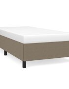 vidaXL ágykeret matrac nélkül tópszínű 80x200 cm szövet 80x200 cm