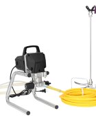 vidaXL Airless Festéksprayer Fekete Acél és Műanyag
