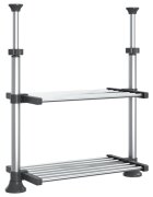 vidaXL alumínium konyhapolc 50 x 25 x (50-70) cm