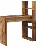 vidaXL Asztal Öreg fa Szerelt Fa 113 x 54 x 120 cm