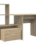 vidaXL Asztal Sonoma tölgy Szerelt Fa 1315 x 50 x 1065 cm