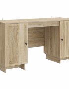 vidaXL Asztal Sonoma Tölgy Szerelt Fa 1425 x 50 x 75 cm