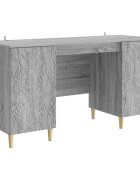 vidaXL Asztal Szürke Sonoma 1425 x 50 x 75 cm Szerelt Fa