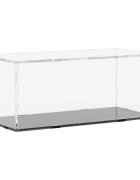 vidaXL átlátszó akril kiállító doboz 34x16x14 cm
