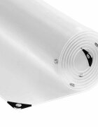 vidaXL átlátszó ponyva lyukasztóval 1x8 m PVC