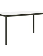 vidaXL Bárasztal 200 x 100 x 105 cm Tömör fenyőfa Fehér Négyszögletes