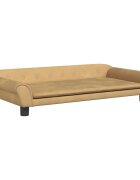 vidaXL barna bĂˇrsony kutyaĂˇgy 100 x 50 x 21 cm