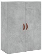 vidaXL betonszürke fali szekrény 695x34x90 cm