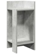 vidaXL betonszürke kisasztal polccal 255 x 27 x 60 cm
