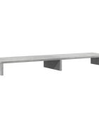 vidaXL betonszürke szerelt fa monitorállvány 100 x 27 x 10 cm