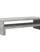 vidaXL betonszürke szerelt fa monitorállvány 54 x 22 x 15 cm