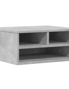 vidaXL betonszürke szerelt fa nyomtatóállvány 49 x 40 x 225 cm