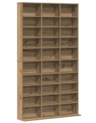 vidaXL CD szekrény Artisan tölgy 101 x 23 x 1775 cm Szerelt Fa