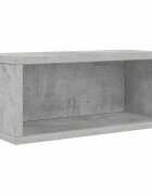 vidaXL CD tároló állvány Betonszürke 40 x 17 x 17 cm Szerelt Fa