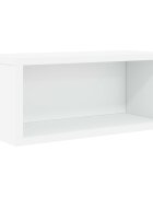 vidaXL CD tároló állvány Fehér 40 x 17 x 17 cm Szerelt Fa
