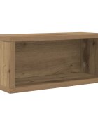 vidaXL CD tároló állvány Kézműves Tölgy 40 x 17 x 17 cm Szerelt Fa