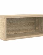 vidaXL CD tároló állvány Sonoma Tölgy 40 x 17 x 17 cm Szerelt Fa