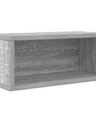 vidaXL CD tároló állvány Szürke Sonoma 40 x 17 x 17 cm Szerelt Fa