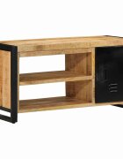 vidaXL Cipőpad Barna 100 x 40 x 50 cm Tömör mangófa