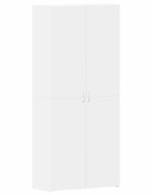 vidaXL Cipőszekrény 80 x 35.5 x 180 cm Szerelt Fa Fehér
