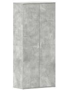 vidaXL Cipőszekrény 80 x 39 x 178 cm Szerelt Fa Beton Szürke