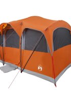 vidaXL Családi Sátor 435 x 255 x 216 cm Poliészter és acél
