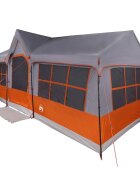vidaXL Családi Sátor 622 x 295 x 238 cm Poliészter és acél