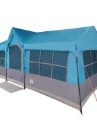 vidaXL Családi Sátor 622 x 295 x 238 cm Poliészter és acél