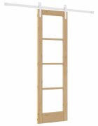 vidaXL CsĂşszĂł ajtĂł ORKDAL TermĂ©szetes 61 x 1985 cm