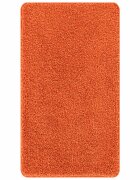 vidaXL Csúszásmentes Fürdőszőnyeg Narancssárga 70 x 120 cm PP
