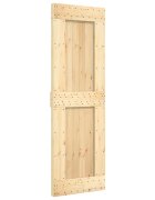 vidaXL Csúszó ajtó NARVIK 70 x 210 cm (1525 cm) Természetes és Fekete