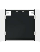 vidaXL Darts szekrény ARNHEM Fekete 525 x 105 x 535 cm Szerelt Fa
