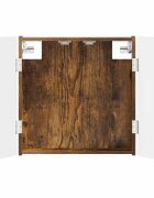 vidaXL Darts szekrény ARNHEM Füstös Tölgy 525 x 105 x 535 cm