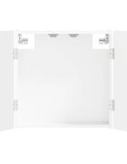 vidaXL Darts szekrény ARNHEM Magasfényű Fehér 525 x 105 x 535 cm