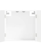 vidaXL Darts szekrény BREDA Magasfényű Fehér 525 x 105 x 535 cm