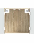 vidaXL Darts szekrény BREDA Sonoma Tölgy 525 x 105 x 535 cm